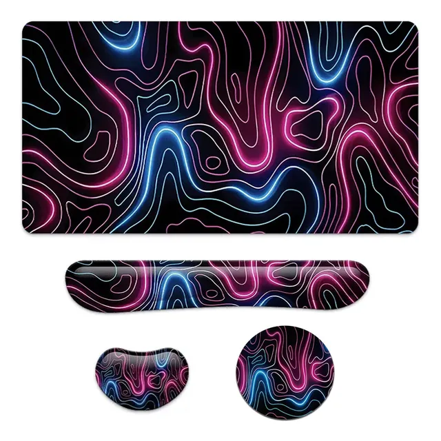 Set 4 Mouse Pad Gamer Grande ,reposamuñecas Teclado Ratón