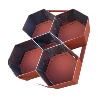 Molde Para Adoquin Hexagonal Con Centro De Rombo Biselado Molde Para Adoquin Hexagonal Con Centro De Rombo Biselado