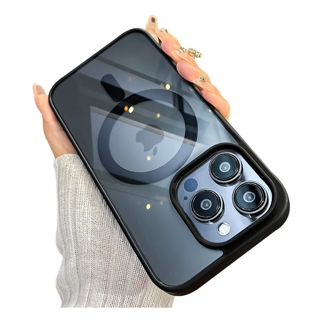 Funda Para iPhone 15 14 13 12 11 Magsafe Transparente Case
