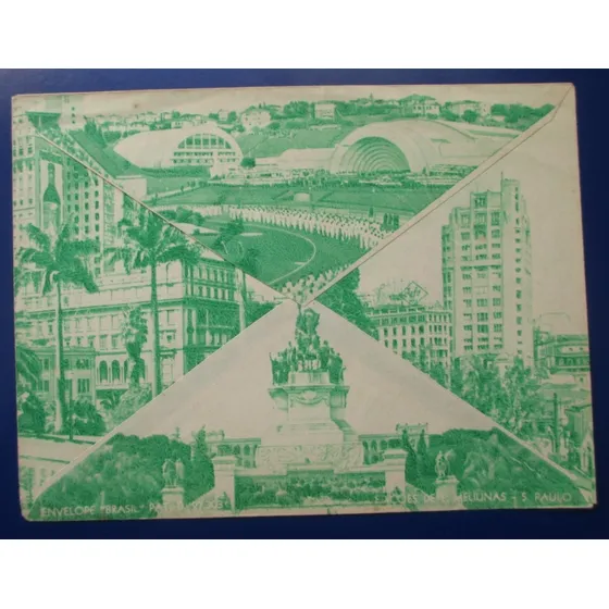 C9754 - Brasil - Envelope Impresso Cenas De São Paulo 1948