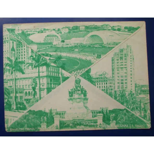 C9754 - Brasil - Envelope Impresso Cenas De São Paulo 1948