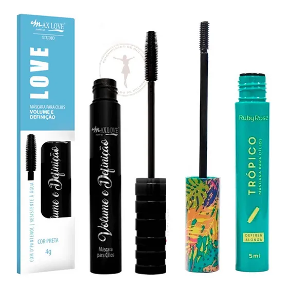 Rimel Ruby Rose Tropico Brinde Max Love Cresce Cílios