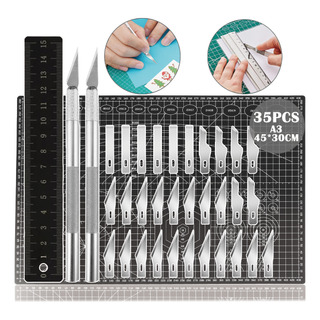 35pz A3 Tapete Corte Autorreparable 30x45 Doble Vista Cutter 35pz A3 Tapete Corte Autorreparable 30x45 Doble Vista Cutter