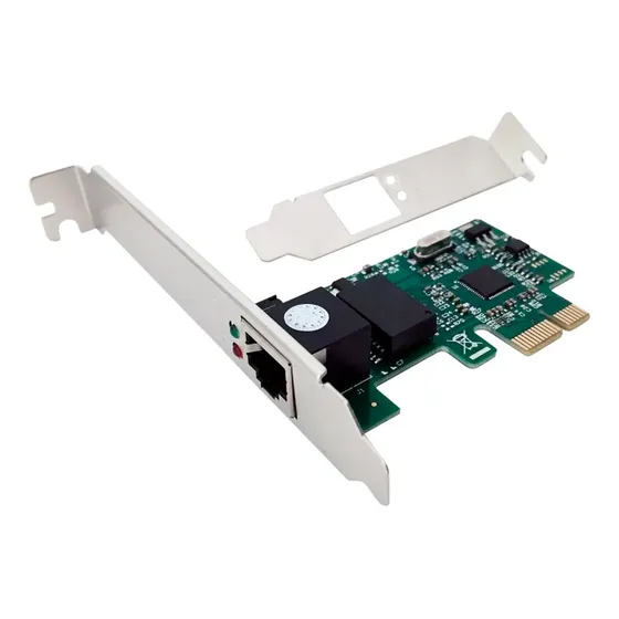 Placa De Rede Pci-e X1 Mini 10/100/1000 Gigabit Low Profile