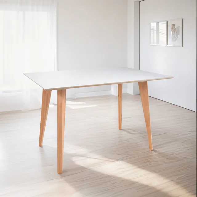 Mesa Comedor 100x60 Escandinava Nordica Madera 