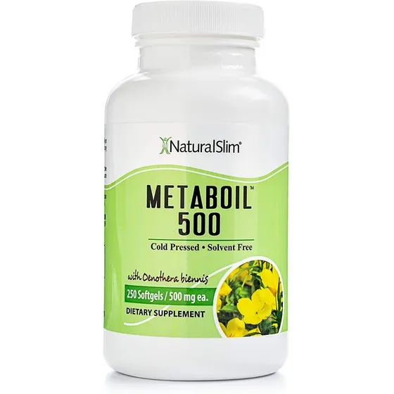 Metaboil 500 Quemador De Grasa 250 Caps Gel Natural Slim