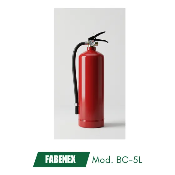 Extintor De Co2 Tipo Bc-5l / Bc-7l Cilindro De Hierro