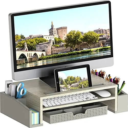 Elevador De Monitor Para Escritorio Simple Houseware Con