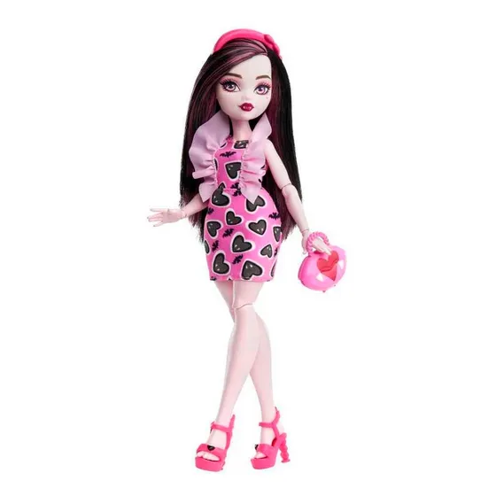 Monster High Muñeca Draculaura Articulada Con Accesorios
