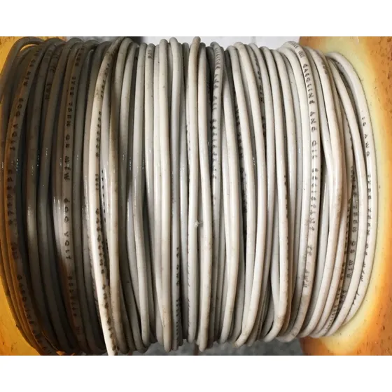 Cable Awg #18 Blanco Multifilar Cobre Gasolina Y Aceite 600v