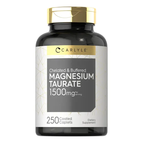 Suplemento De Taurato De Magnesio Carlyle 1500 Mg 250 Cápsul