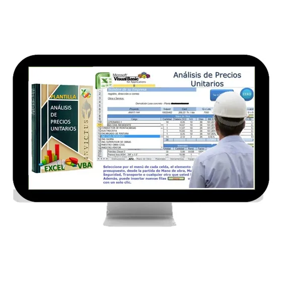 Plantilla Análisis De Precios Unitarios Excel Macros + Video