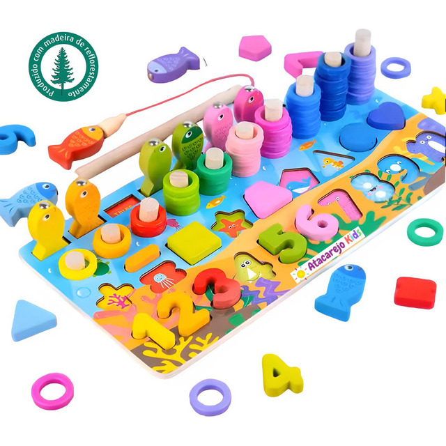 Brinquedo Pedagógico Madeira Montessori Educativo Números Cor Colorido Atacarejo Kids Brinquedo Pedagógico Madeira Montessori Educativo Números Cor Colorido Atacarejo Kids