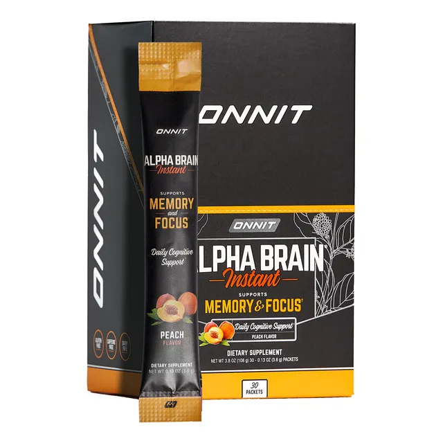 Suplemento Onnit Alpha Brain Instant, Caja De 30 Tabletas