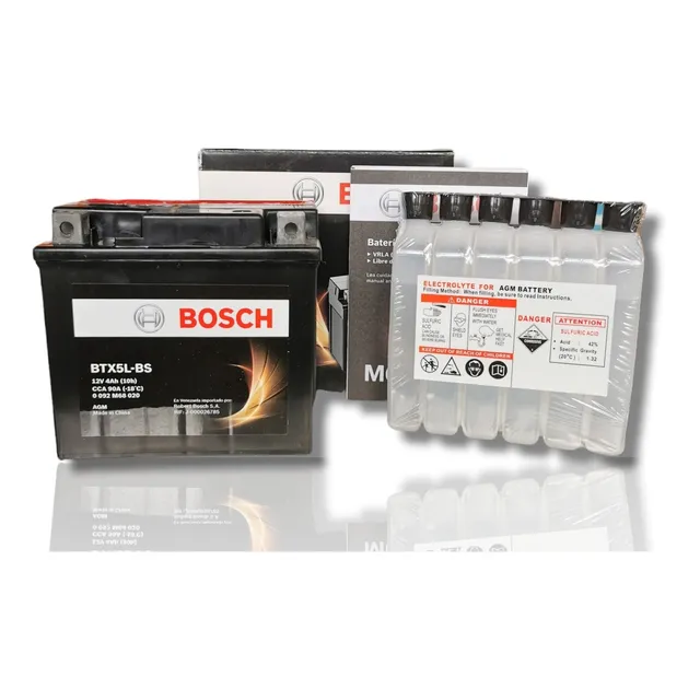 Batería Bosch Para Gixxer R15 Fz16 Invicta Xr150