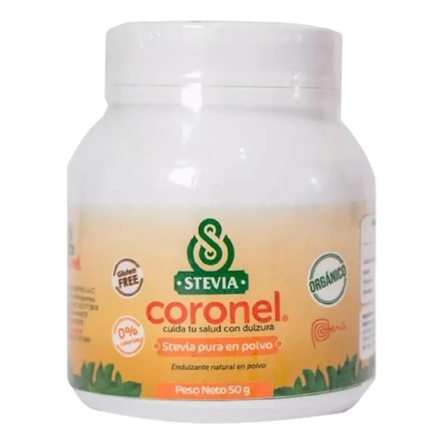 Stevia Coronel En Polvo Organica 50g