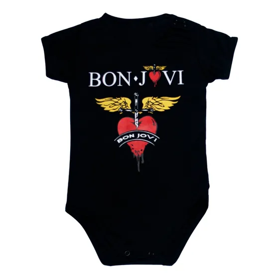 Body De Bebê Rock Roll Bandas Mesversário Menino Menina