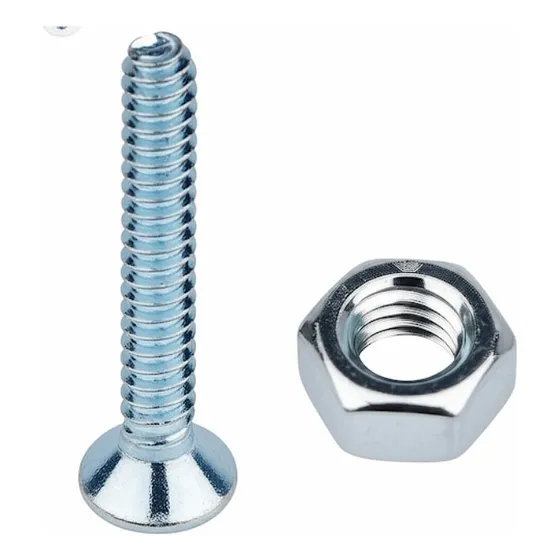 Tornillo Estufa Avellanada Phillips 1/4x2 Con Tuerca