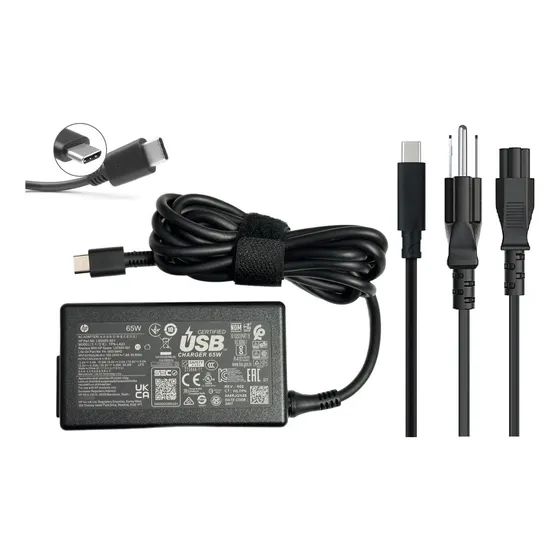 Cargador Original Hp 65w Usb Tipo-c  |  Elitebook, Probook