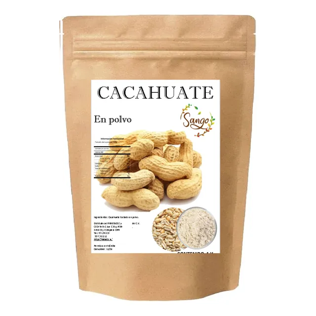 1 Kilo De Cacahuate En Polvo, Harina De Cacahuate Tostado