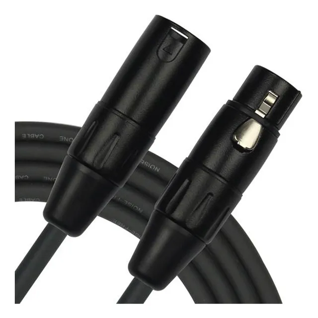 Cable Micrófono Negro Kirlin 3mts Mpc-470pb-3
