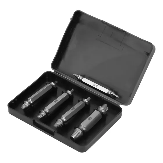 Extractor De Tornillos Dañados, 5 Brocas Hss Speed Out Doble