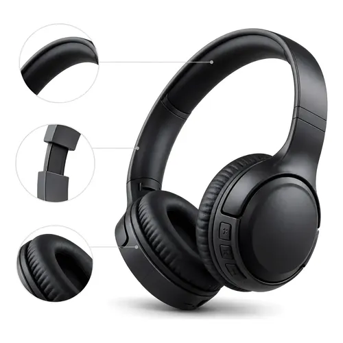 YL音響　D-55000（赤胴）　2個セット Fone De Ouvido Headphone Wireless 950² Bluetooth Rádio Sd Cor