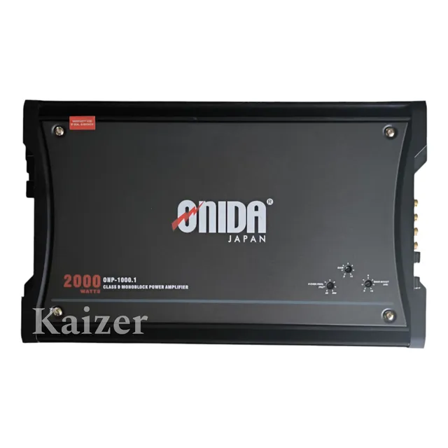 Onida Planta Monoblock 2000w Amplificador Negro