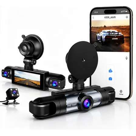 Câmera Veicular Full Hd 1080p Wifi Dash Cam Gravação Noturna