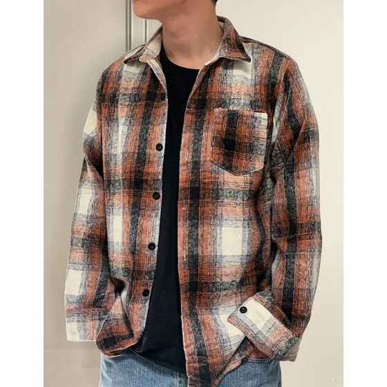 Camisa Franela Leñadora Invierno Diseño Escoces