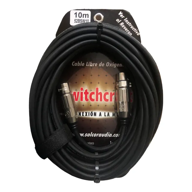 Cable Switchcraft Para Microfono 10 Metros 52bsw10