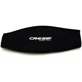 Cubre Correa Cressi De Neopreno Para Mascara Color Black Cubre Correa Cressi De Neopreno Para Mascara Color Black
