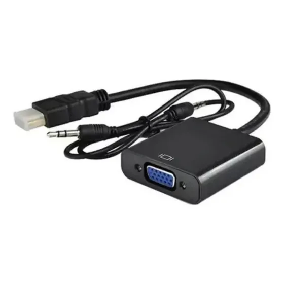 Cable Adaptador Convertidor Hdmi A Vga Macho A Hembra