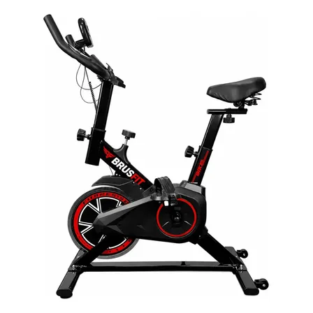 Brus fit Bicicleta Ergométrica Spinning Liftness X11 Cor Preto/vermelho Brusfit