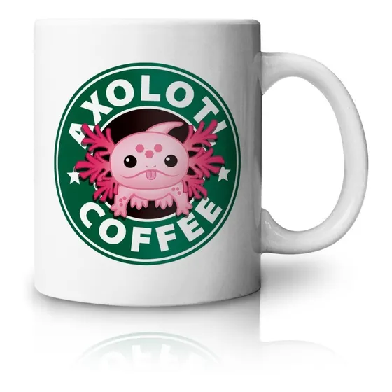 Axolotl Coffee Taza Ajolote