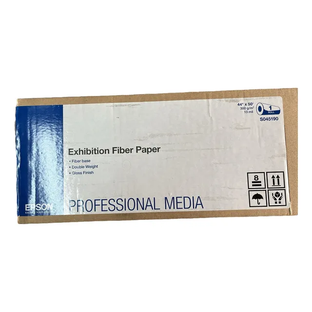 Rollo De Papel De Fibra De Exposición Epson S045190 44 X 50