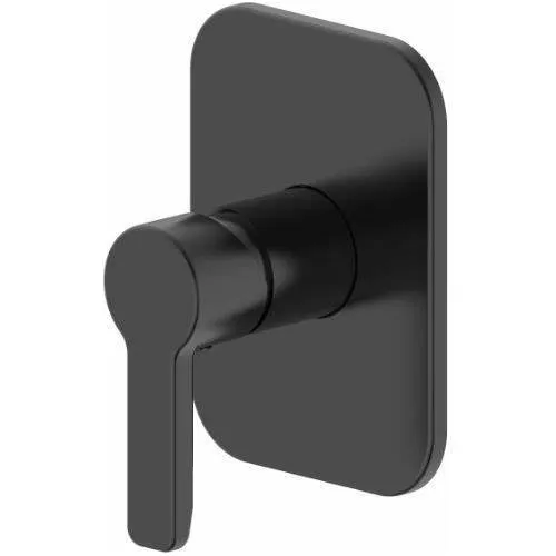 Monocomando Klipen Negro Sin Rociador Ducha Empotrar Acra