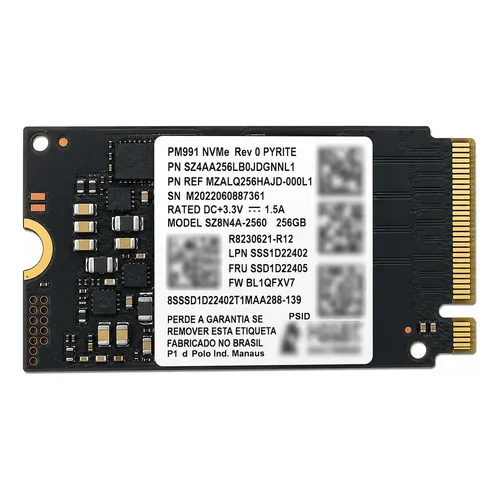 Disco SSD M.2 Nvme Pcie 1tb 2230 Steam Deck Surface Pro, cor preta