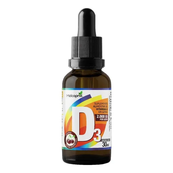 Vitamina D3 6x 30ml 2000ui Por Gota - 600 Gotas