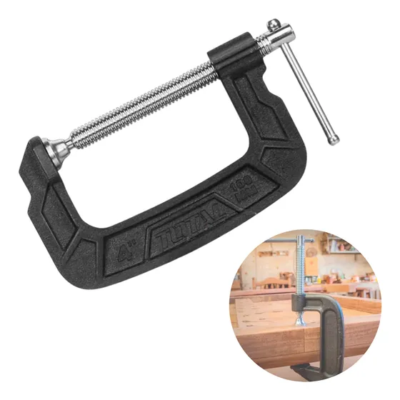 Sargento Prensa Tipo G 4  100mm  Industrial Total - Tv