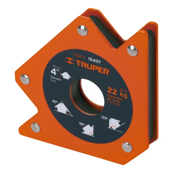 Escuadra Magnética Para Soldar 4 Pulgadas Truper 22kg/50lb