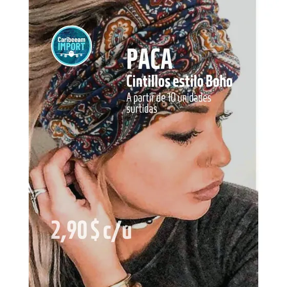 Bandanas Cintillos Boho (detal Y Mayor) Bohemio