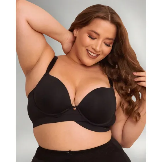 Sutiã Abraça Corpo Sustentação Feminize Meia Taça Ref 33096