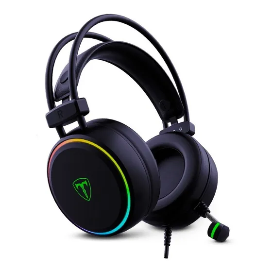 Headet Gamer T-dagger Sona Rgb T-rgh304 - Black- Sonido 7.1