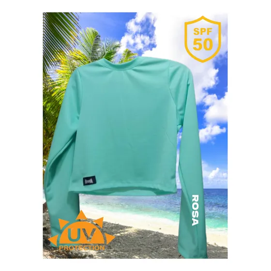 Crop Top Para Damas, Proyeccion Uv Rotuladas