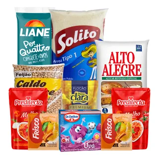 Cesta BĂĄsica Produtos Essenciais De Qualidade 10 Itens Cesta BĂĄsica Produtos Essenciais De Qualidade 10 Itens