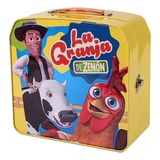 Granja De Zenon - Set 20 Figuras En Caja Metálica
