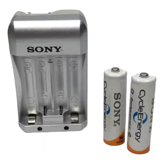 Cargador Baterias Pilas Recargables Aa Y Aaa Sony Multiuso