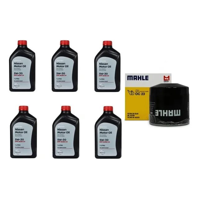 6l Óleo Do Motor 5w30 Dpf Acea C4 + 1 Filtro Óleo Frontier 2