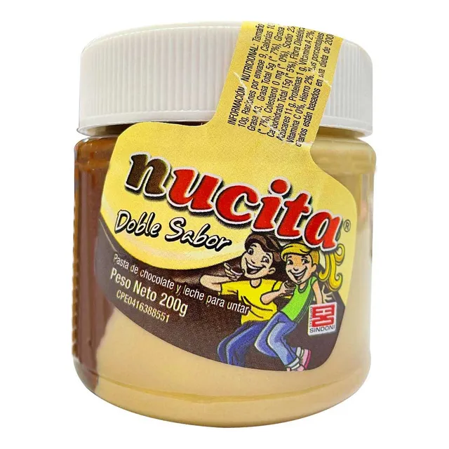 Combo Nucita Vaso De Plástico 200g X 2 Unidades